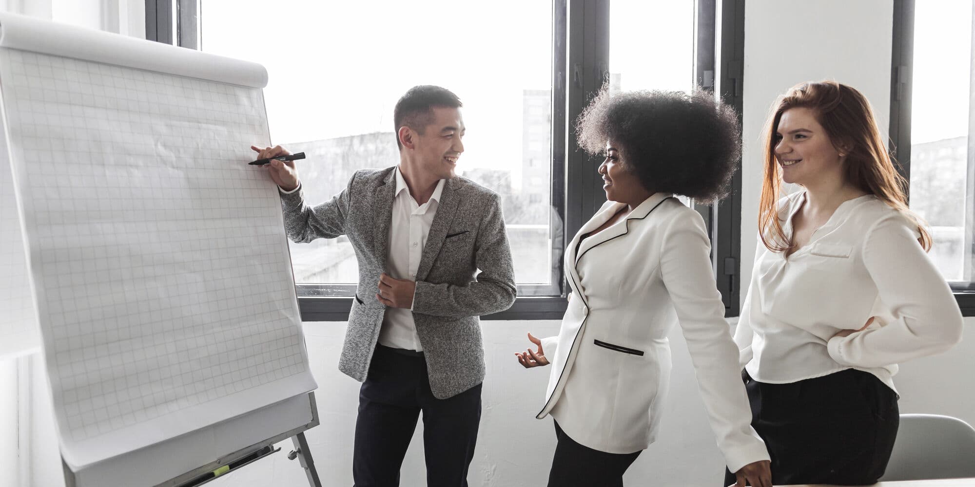 An FMI facilitator leading a session at a client's premises